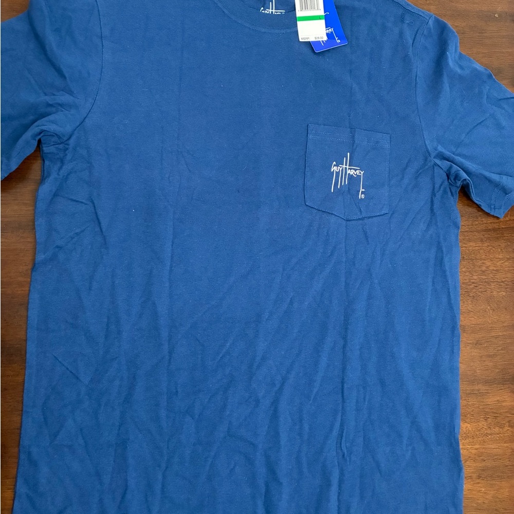 Guy Harvey Deep Blue Pocket Tee